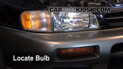 1999 Subaru Impreza Outback 2.2L 4 Cyl. Éclairage Feux de route (remplacer l'ampoule)