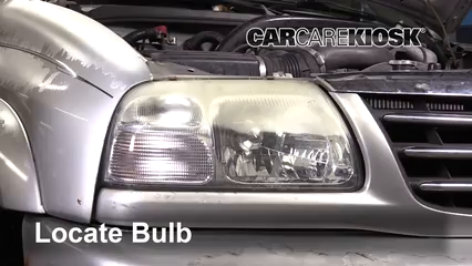 1999 Suzuki Grand Vitara JLX 2.5L V6 Lights Headlight (replace bulb)