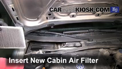 Cabin Filter Replacement: Volkswagen Polo 1994-2001 - 2000 Volkswagen ...