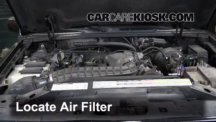 2000 Ford Explorer XLS 4.0L V6 Filtro de aire (motor)