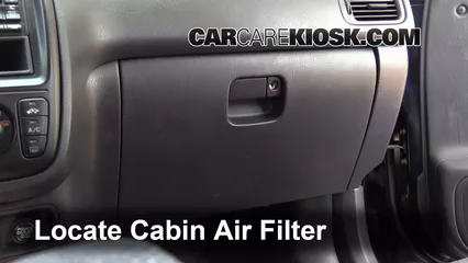 2000 Honda CR-V EX 2.0L 4 Cyl. Air Filter (Cabin)