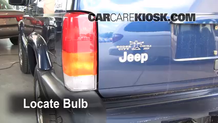2000 Jeep Cherokee Sport 4.0L 6 Cyl. (4 Door) Lights Brake Light (replace bulb)