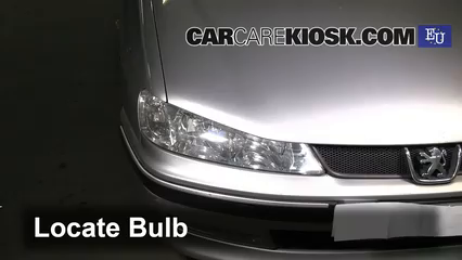 2000 Peugeot 406 LX HDi 2.0L 4 Cyl. Turbo Diesel Lights Headlight (replace bulb)