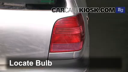 2000 Volkswagen Polo 1.0L 4 Cyl. Éclairage Feux de position arrière (remplacer ampoule)