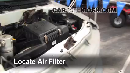 2001 Chevrolet Astro 4.3L V6 Extended Cargo Van Filtro de aire (motor) Control