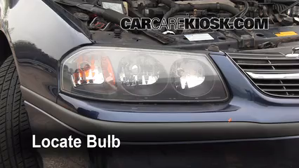 2001 Chevrolet Impala 3.4L V6 Lights Headlight (replace bulb)