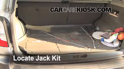 2001 Hyundai Santa Fe GL 2.4L 4 Cyl. Jack Up Car Use Your Jack to Raise Your Car