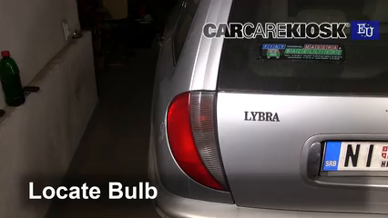 2001 Lancia Lybra JTD Station Wagon 1.9L 4 Cyl. Turbo Diesel Éclairage
