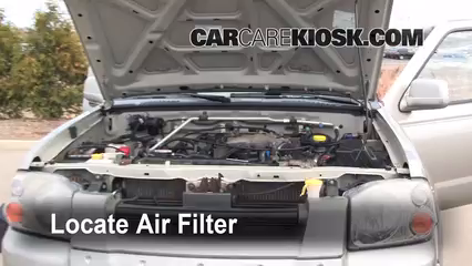 2001 Nissan Frontier SE 3.3L V6 Crew Cab Pickup (4 Door) Air Filter (Engine) Check
