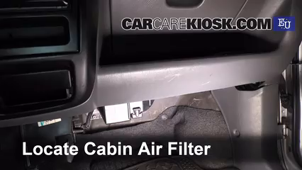 2001 Opel Agila Design 1.3L 3 Cyl. Air Filter (Cabin) Check