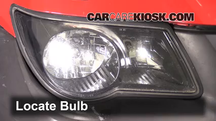2001 Pontiac Aztek 3.4L V6 Luces Luz de carretera (reemplazar foco) 