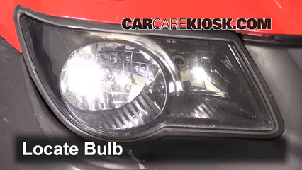 2001 Pontiac Aztek 3.4L V6 Éclairage Feux de croisement (remplacer l'ampoule)