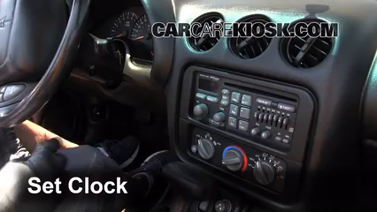 2001 Pontiac Firebird 3.8L V6 Convertible Clock Set Clock