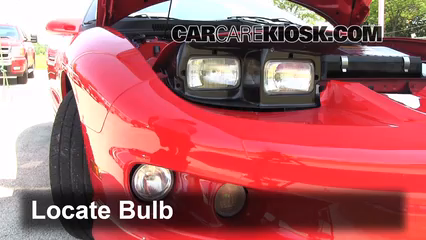 2001 Pontiac Firebird 3.8L V6 Convertible Lights Highbeam (replace bulb)