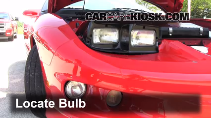 2001 Pontiac Firebird 3.8L V6 Convertible Lights Parking Light (replace bulb)