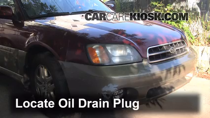 2001 Subaru Outback Limited 2.5L 4 Cyl. Wagon Aceite Cambiar aceite y filtro de aceite