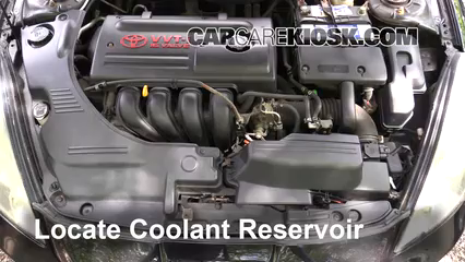 2001 Toyota Celica GT 1.8L 4 Cyl. Refrigerante (anticongelante) Controlar nivel de líquido