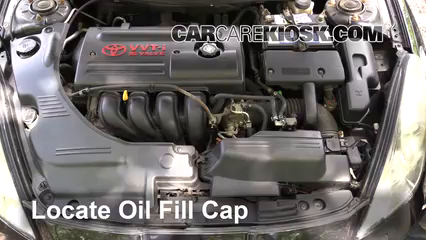 2001 Toyota Celica GT 1.8L 4 Cyl. Aceite Agregar aceite