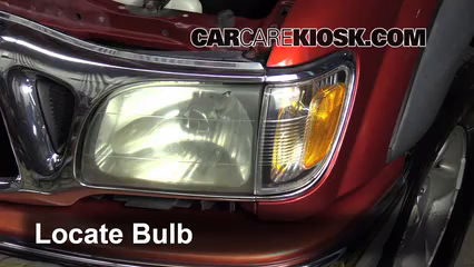 2001 Toyota Tacoma DLX 3.4L V6 Extended Cab Pickup Lights Headlight (replace bulb)