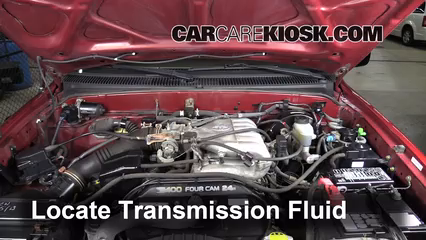 2001 Toyota Tacoma DLX 3.4L V6 Extended Cab Pickup Transmission Fluid Check Fluid Level