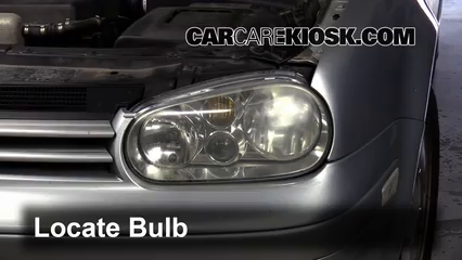 2001 Volkswagen Golf GTI GLS 1.8L 4 Cyl. Turbo Lights Turn Signal - Front (replace bulb)