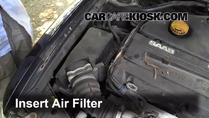 Air Filter How To 1999 2003 Saab 9 3 2002 Saab 9 3 Se 2 0l 4