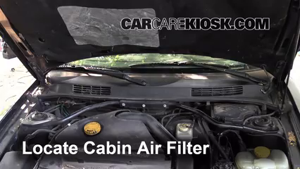 Cabin Filter Replacement Saab 9 3 1999 2003 2002 Saab 9 3 Se