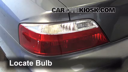 2002 Acura TL 3.2L V6 Éclairage Feux de marche arrière (remplacer une ampoule)