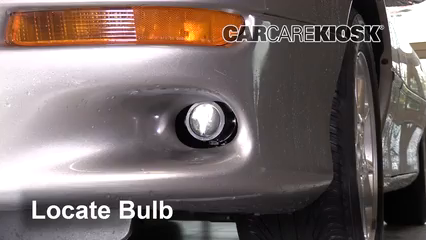 2002 Chevrolet Camaro 3.8L V6 Convertible Éclairage Feu antibrouillard (remplacer l'ampoule)