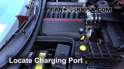 2002 Chevrolet Corvette 5.7L V8 Convertible Air Conditioner Recharge Freon