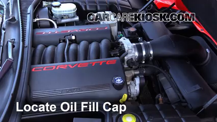 2002 Chevrolet Corvette 5.7L V8 Convertible Oil Add Oil