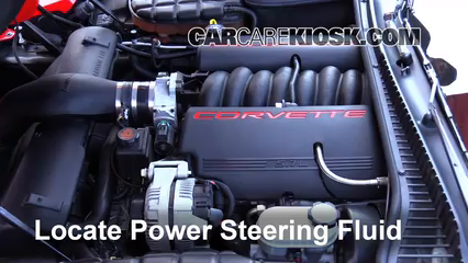 2002 Chevrolet Corvette 5.7L V8 Convertible Power Steering Fluid Fix Leaks
