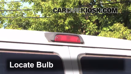 3rd Brake Light Bulb Replacement on a 2002 Dodge Ram 1500 Van 5.2L V8