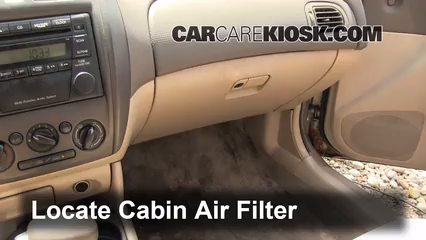 2002 Mazda Protege ES 2.0L 4 Cyl. Air Filter (Cabin)