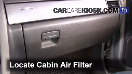 2002 Renault Vel Satis 2.0T 2.0L 4 Cyl. Turbo Air Filter (Cabin)