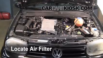 2002 Volkswagen Cabrio GLX 2.0L 4 Cyl. Air Filter (Cabin) Replace