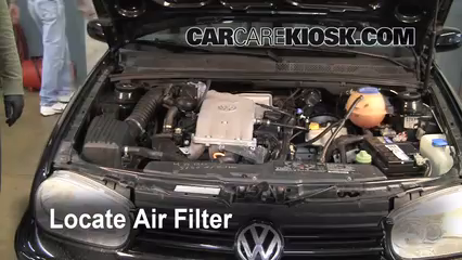2002 Volkswagen Cabrio GLX 2.0L 4 Cyl. Air Filter (Engine)