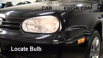 2002 Volkswagen Cabrio GLX 2.0L 4 Cyl. Lights Highbeam (replace bulb)