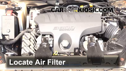 2003 Buick Regal LS 3.8L V6 Air Filter (Engine) Replace