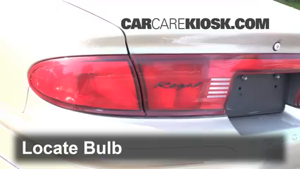 2003 Buick Regal LS 3.8L V6 Lights Tail Light (replace bulb)