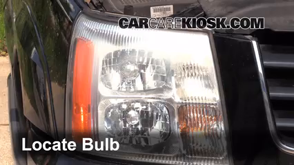 2003 Cadillac Escalade 6.0L V8 Lights Parking Light (replace bulb)