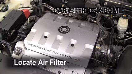2003 Cadillac Seville SLS 4.6L V8 Air Filter (Engine) Replace