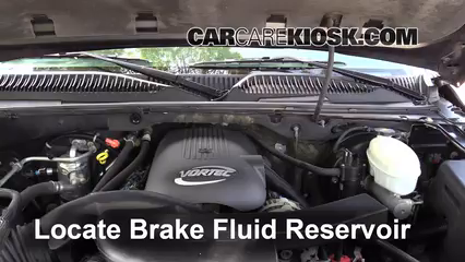 How to Check Brake Fluid Level: 2003 Chevrolet Tahoe LS 5.3L V8