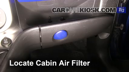 2003 Fiat Doblo Malibu 1.9L 4 Cyl. Diesel Filtre à air (intérieur)