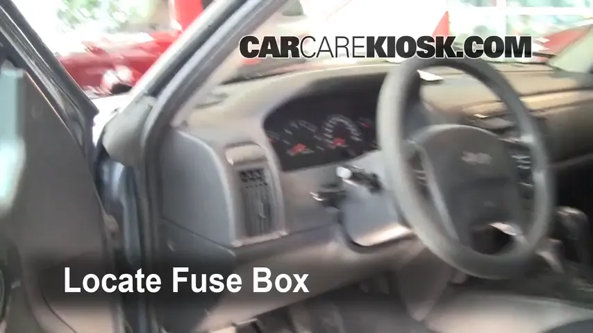 2001 jeep grand cherokee cigarette lighter fuse Interior Fuse Box Location: 2001 Jeep Grand Cherokee Laredo 4.0L 6 Cyl