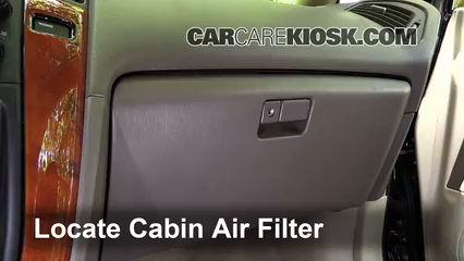 2003 Lexus RX300 3.0L V6 Air Filter (Cabin)