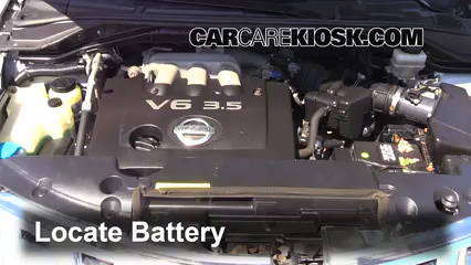 2003 Nissan Murano SE 3.5L V6 Batería Limpiar batería y terminales