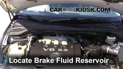 2003 Nissan Murano SE 3.5L V6 Brake Fluid Check Fluid Level