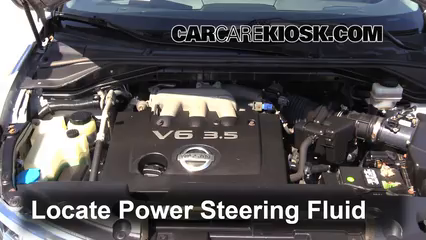 2003 Nissan Murano SE 3.5L V6 Power Steering Fluid Check Fluid Level