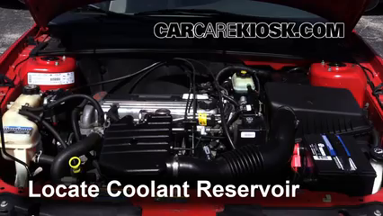 2003 Oldsmobile Alero GL 2.2L 4 Cyl. Coupe (2 Door) Coolant (Antifreeze) Check Coolant Level